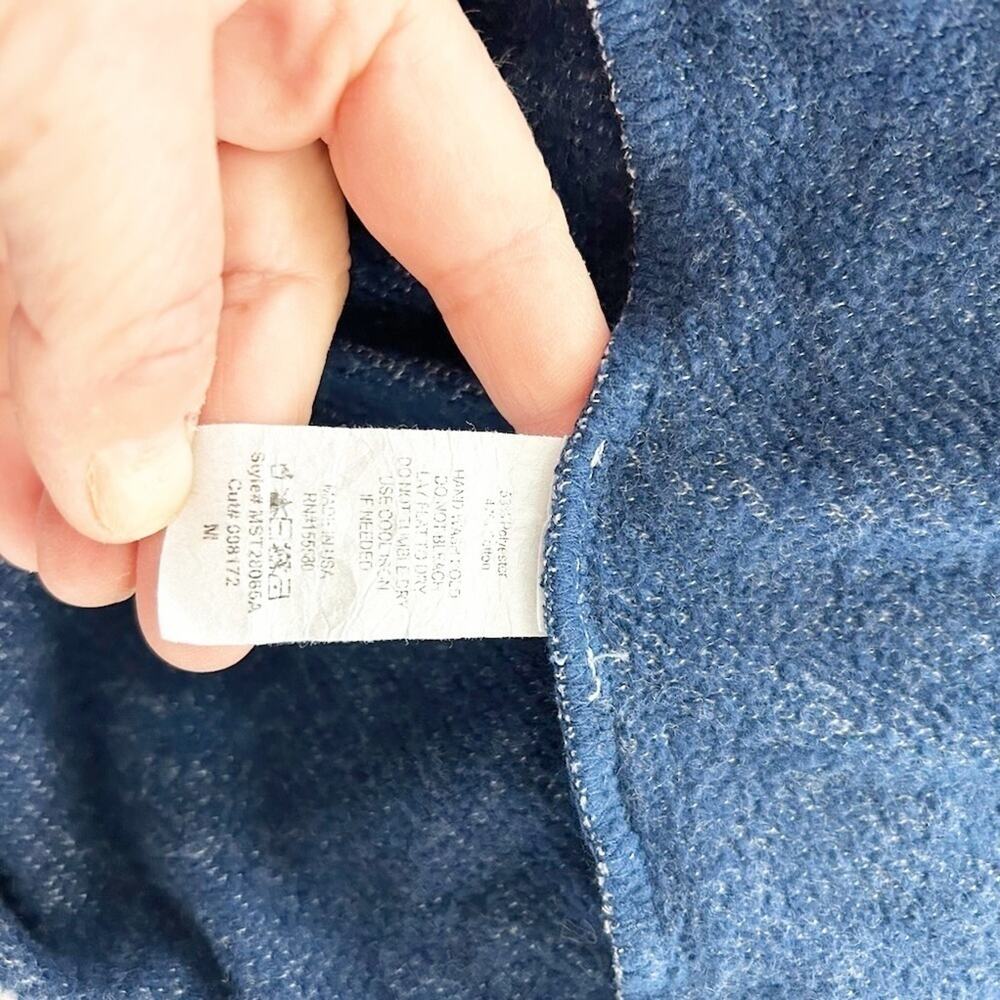 Free People Movement Blue Long Sleeve Pullover Hoodie Size m - Picture 4 of 4